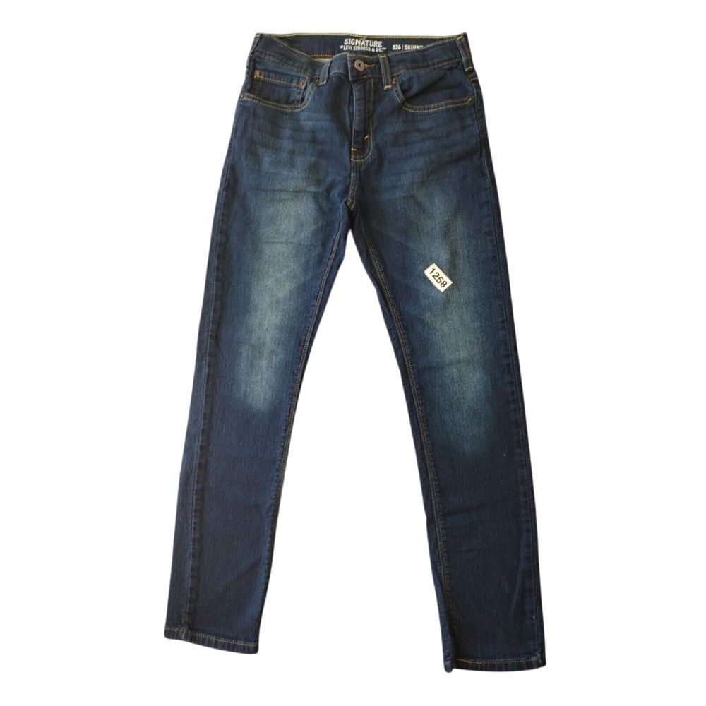 Signature by Levi's Jeans Woman Junior 18 Blue Mid-Rise Modern Skinny Denim